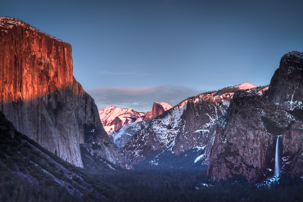 Tunnel View Sunset image